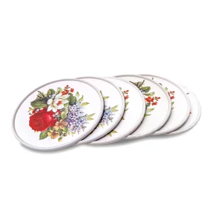 Coasters flower print