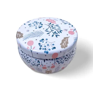 Candle Tin - White Orange