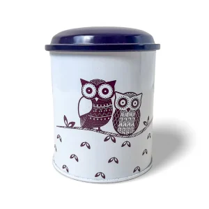 Dome Lid Owl Print 100mm