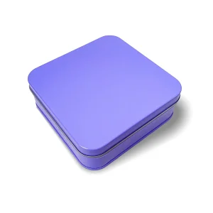 Purple Square Tins